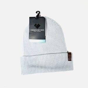 Obermeyer Bozeman Beanie Hat Merino Wool Adult One Size Blue Arctic Fox